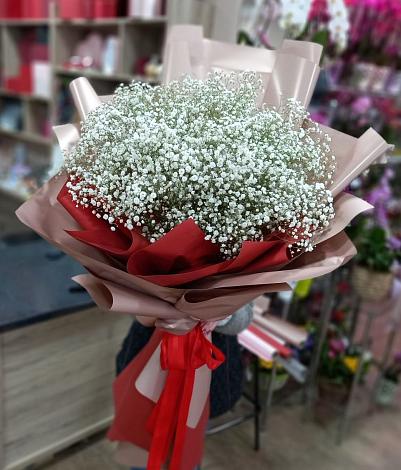 Букет цветов из: Гипсофила в Искре Курской области