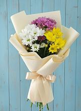 Букет цветов из:  Хризантемы в Искре Курской области