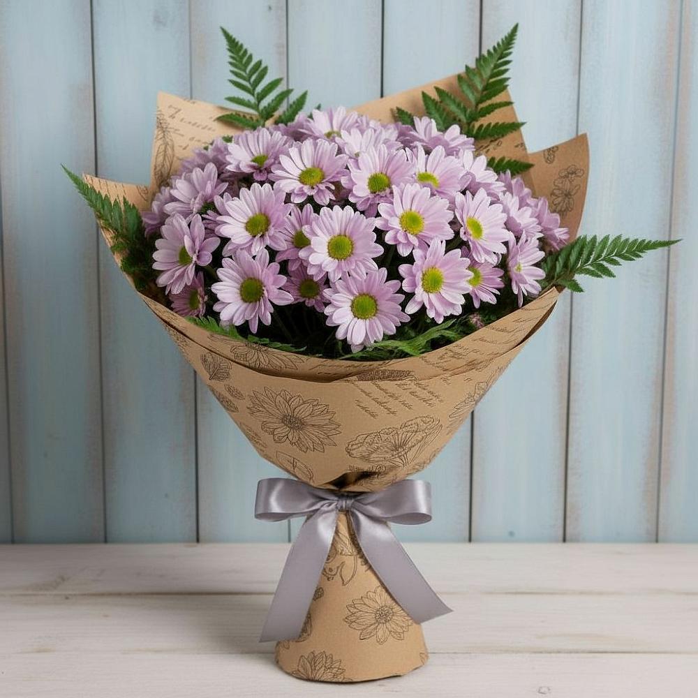 Букет цветов из: Хризантемы в Искре Курской области
