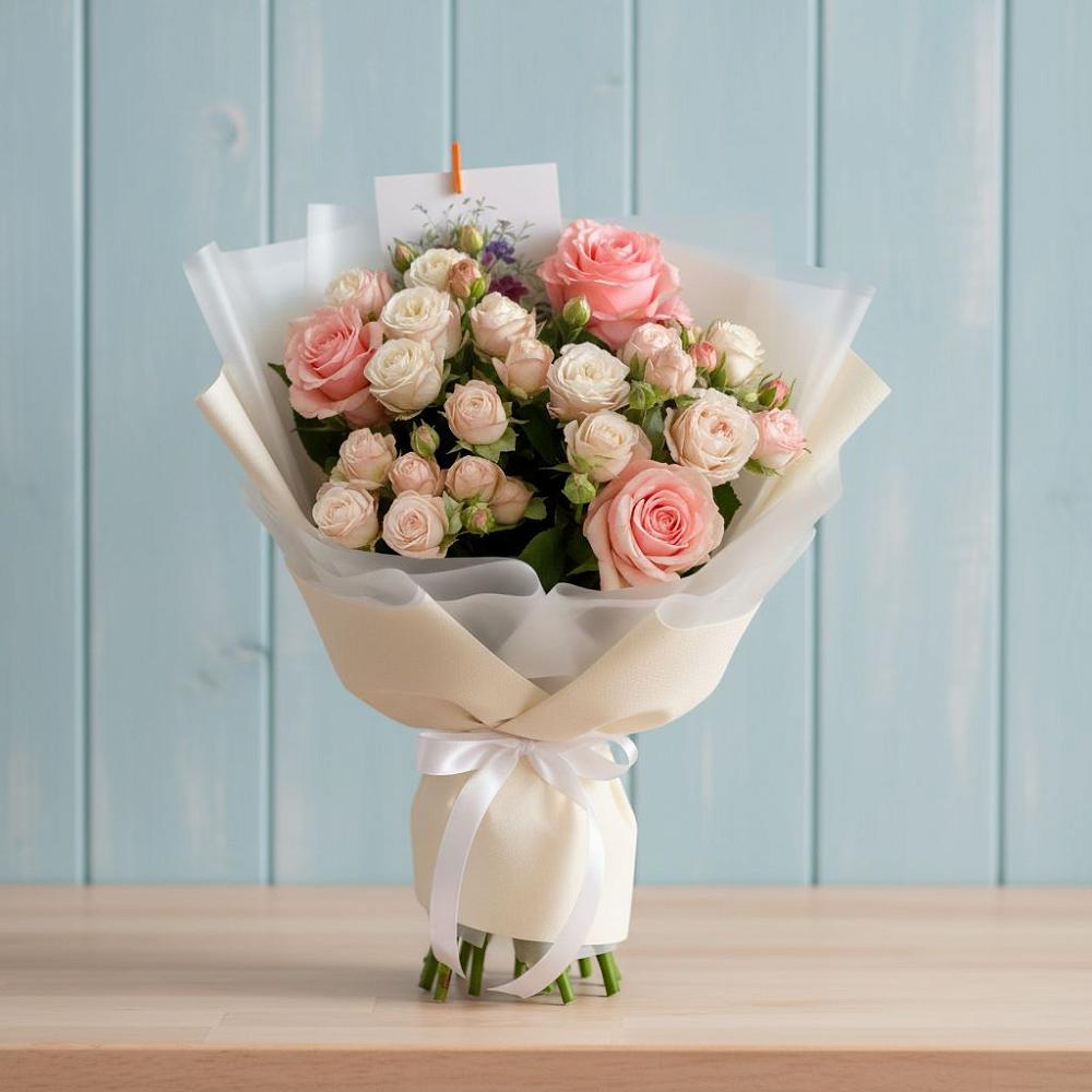 Букет цветов из: Розы в Искре Курской области