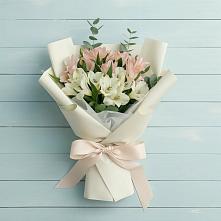 Букет цветов из:  Альстромерии в Искре Курской области