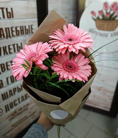 Букет цветов из: Герберы в Искре Курской области