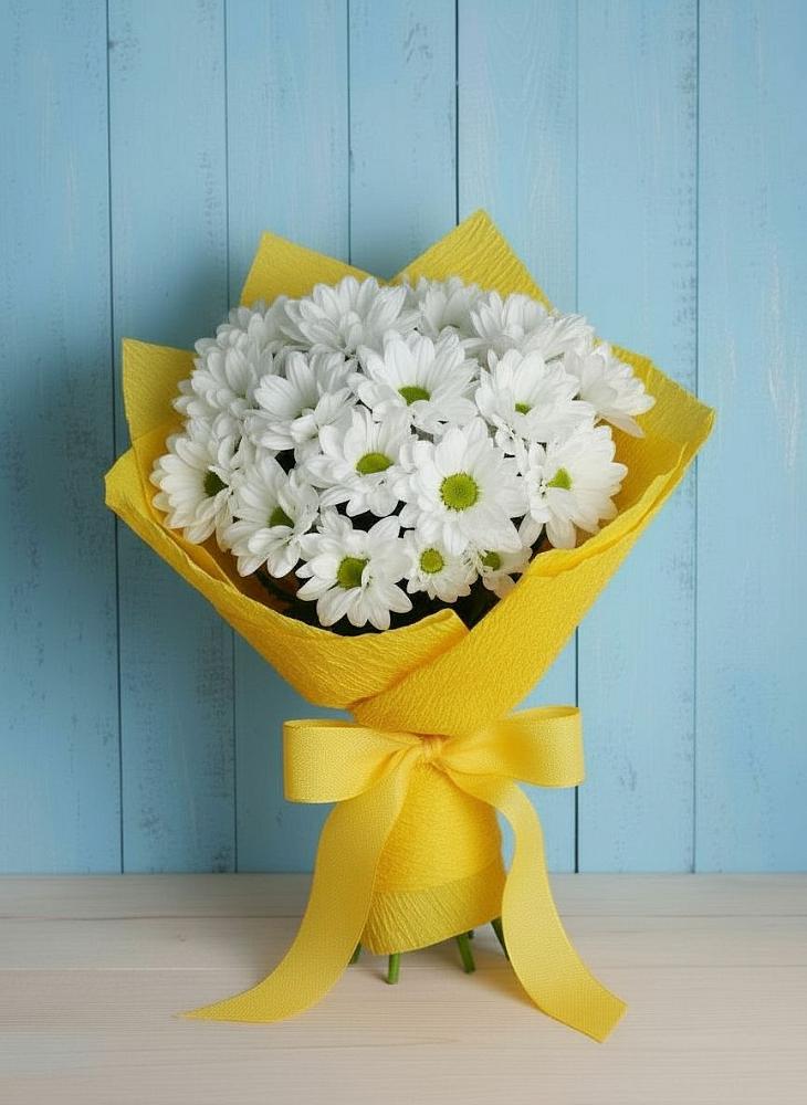 Букет цветов из: Хризантемы в Искре Курской области