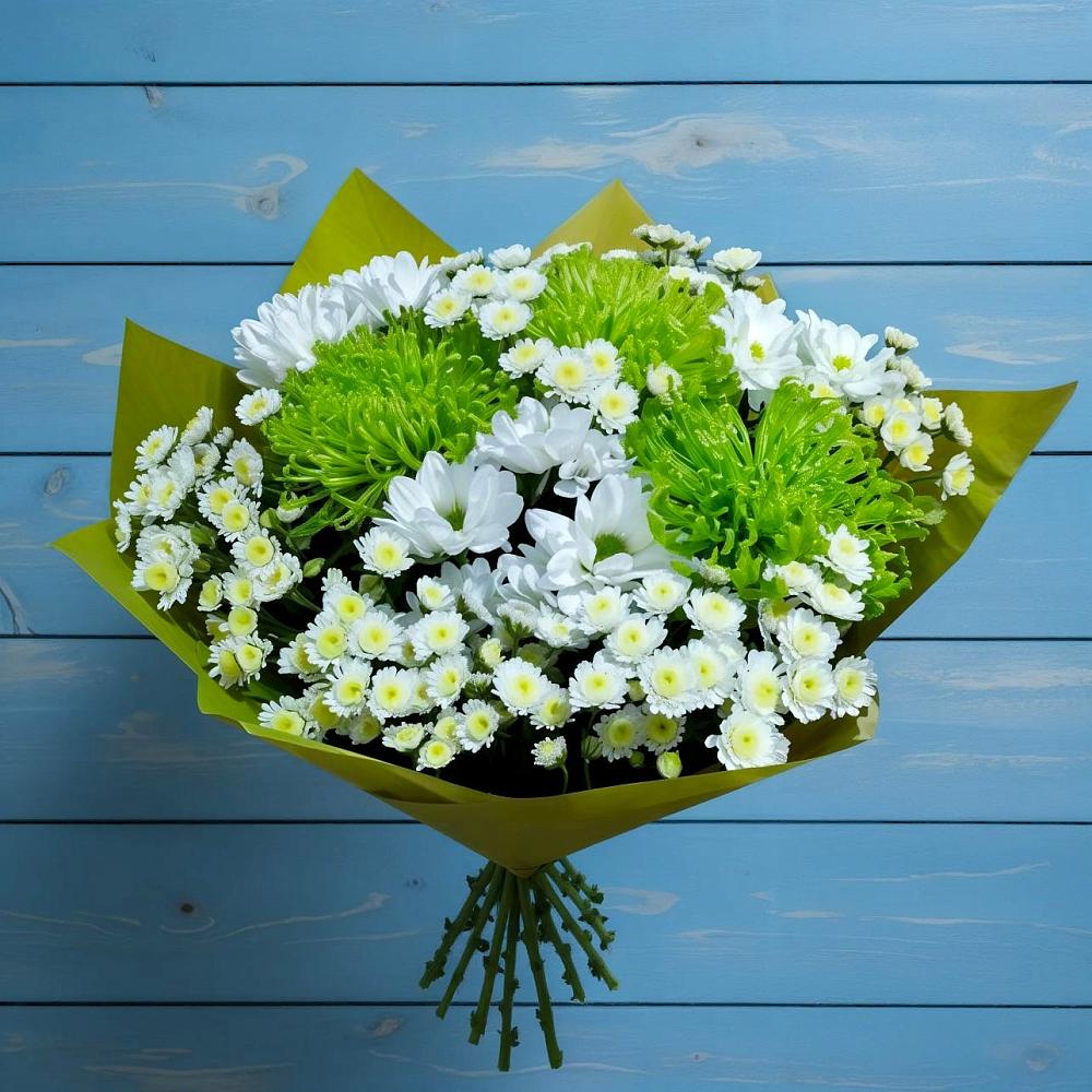 Букет цветов из: Хризантемы в Искре Курской области