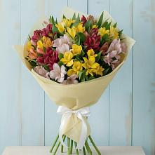 Букет цветов из:  Альстромерии #REPLACE_PRED# Искре Курской области
