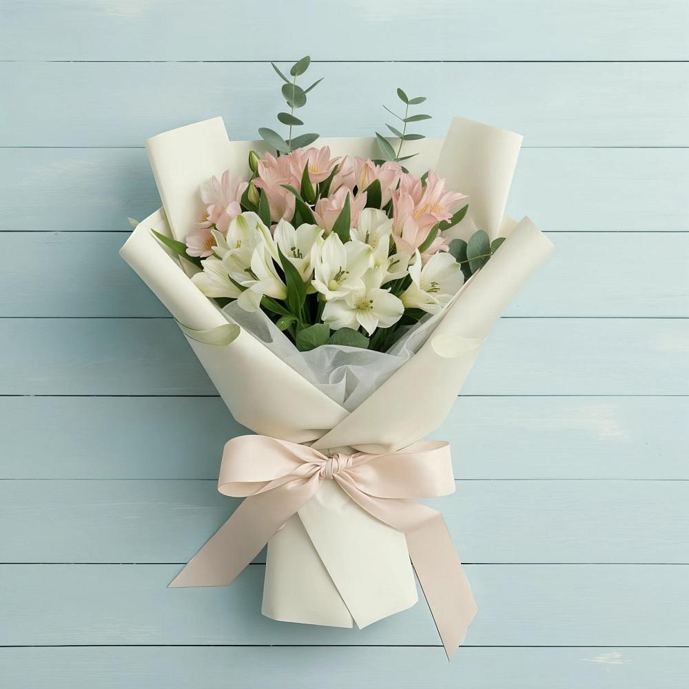 Букет цветов из: Альстромерии в Искре Курской области