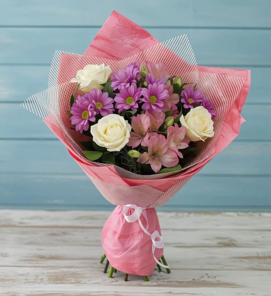 Букет цветов из: Герберы в Искре Курской области