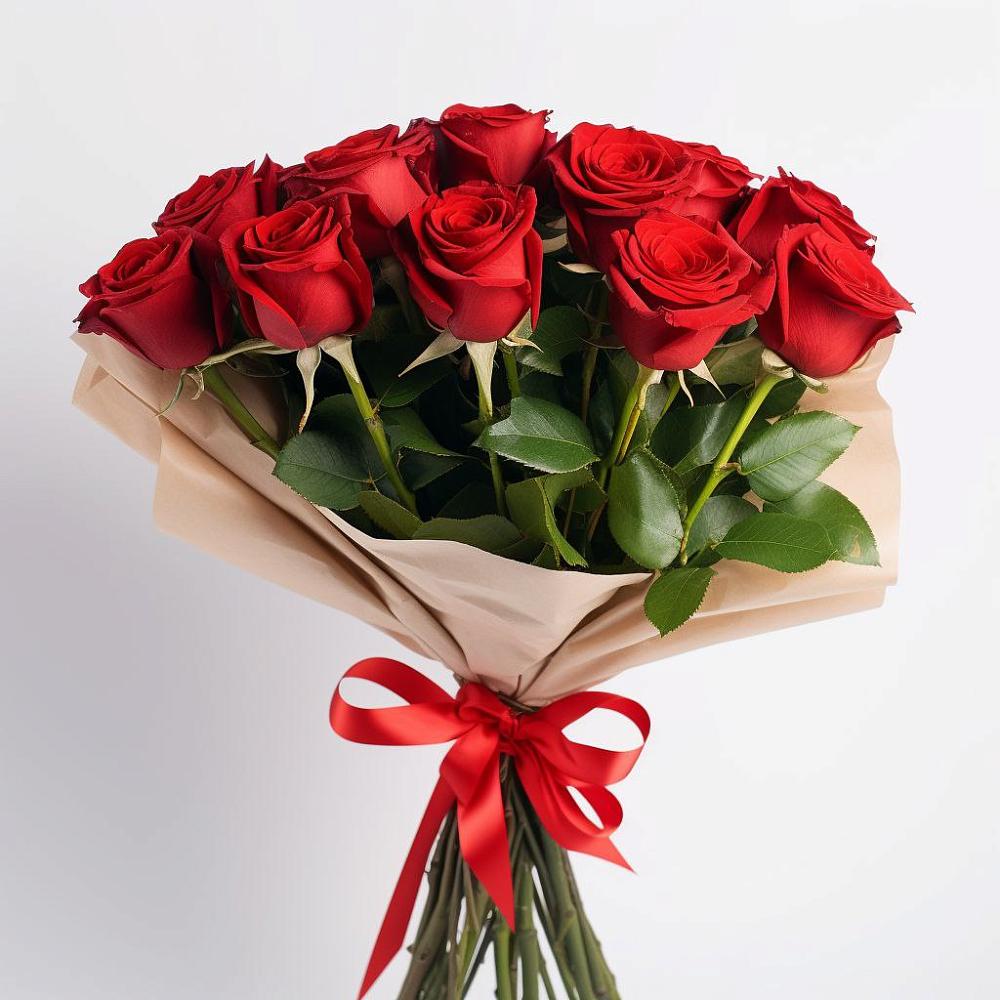 Букет 11 Красных роз Эдлесс Лав в Искре Курской области