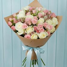 Букет цветов из:  Розы в Искре Курской области